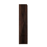 Essen Solid Sheesham Wood Spiral Bookshelf (3 Shelf, Walnut Finish)